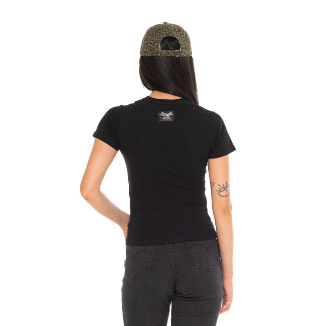Von Dutch Scorpion female t-shirt black — Size XS