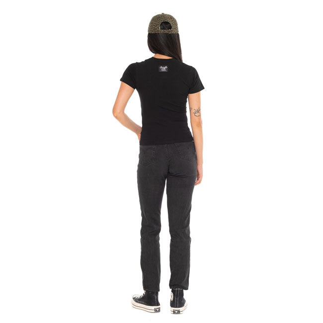 Von Dutch Scorpion female t-shirt black — Size XS