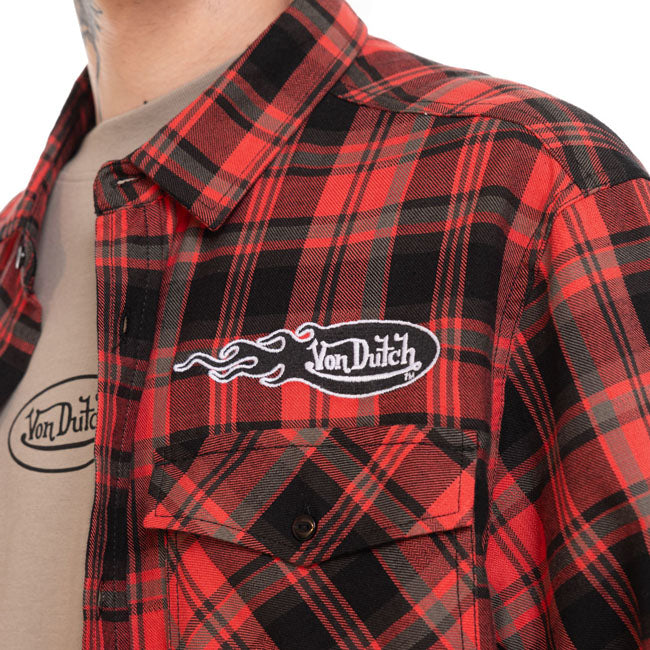 Von Dutch Plaid shirt juan corail