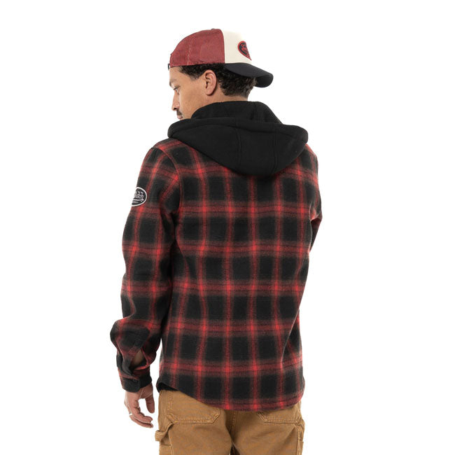 Von Dutch Howard plaid jacket black/red