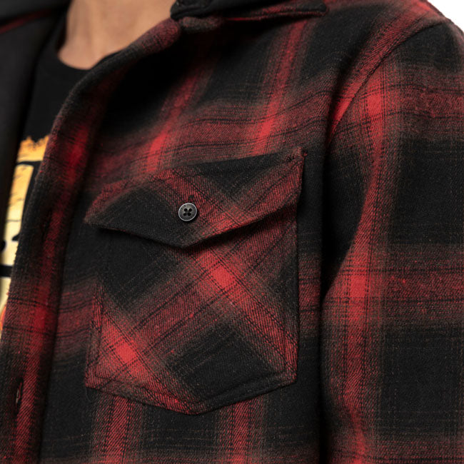 Von Dutch Howard plaid jacket black/red
