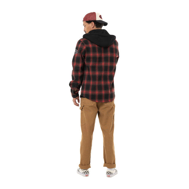 Von Dutch Howard plaid jacket black/red