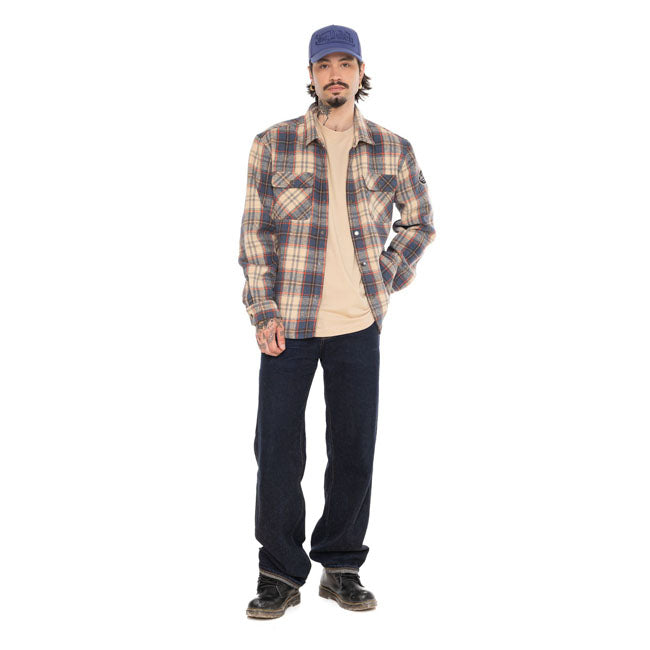 Von Dutch Plaid Shirt pepper beige