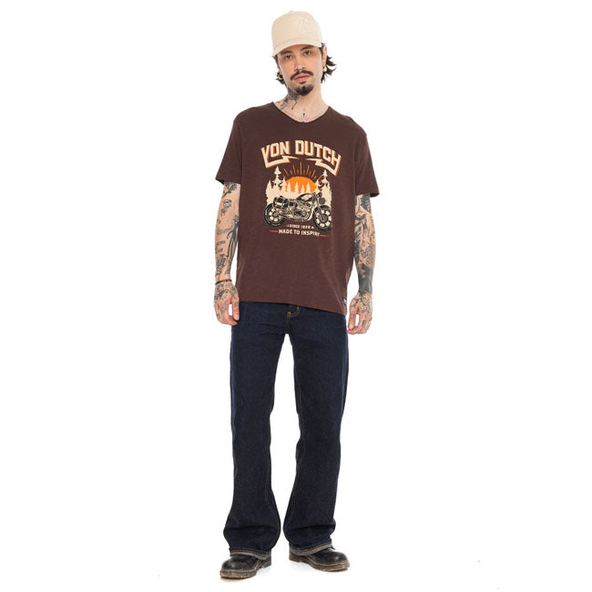 Von Dutch Diego t-shirt brown