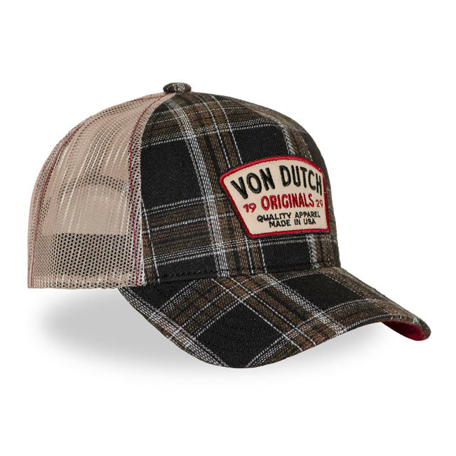 Von Dutch plaid cap