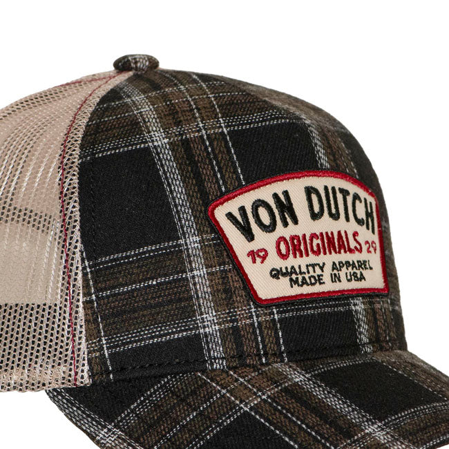Von Dutch plaid cap