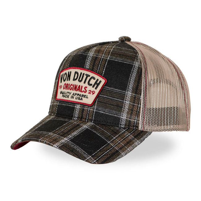 Von Dutch plaid cap