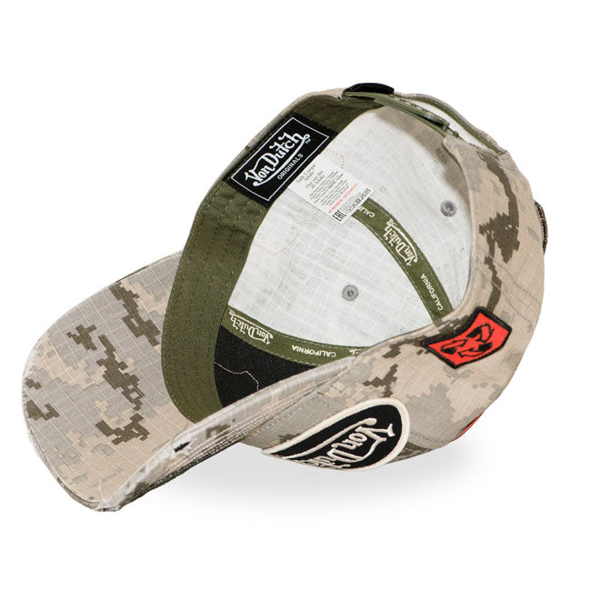 Von Dutch Camo sand cap