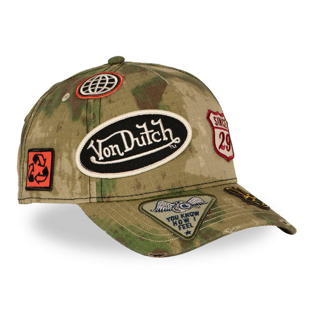 Von Dutch camo forest cap