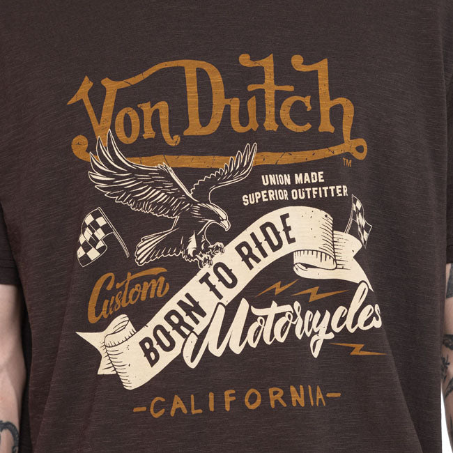 Von Dutch Born To Ride t-shirt black