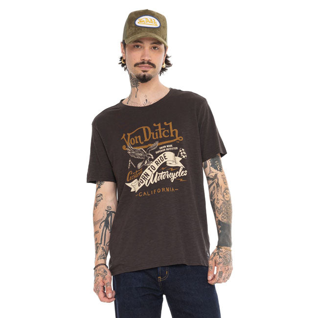 Von Dutch Born To Ride t-shirt black