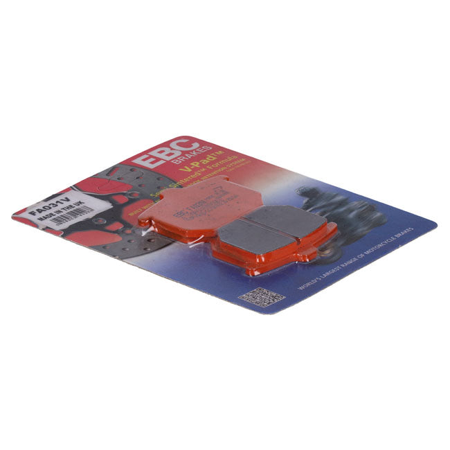 EBC V-pad Semi Sintered brake pads — Front: Honda: 78-82 CB 750 F; 78 CB 750 F2; 78-82 CB 750 F; 78 CB 750 F2  Rear: Honda: 78-82 CB 750 F; 80-81 CB 900 FZ/FA; 79-80 CBX 1000 Z