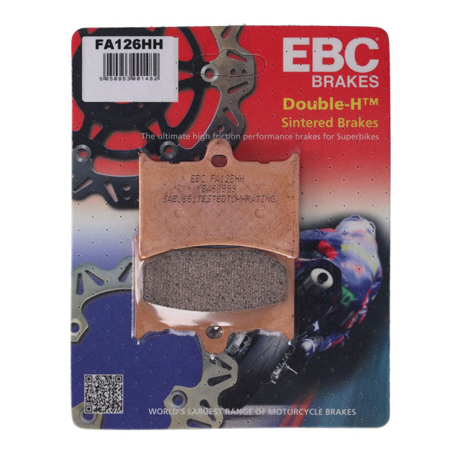 EBC Double-H Sintered brake pads — Front: Moto Guzzi: 92-97 Quota 1000 EFI