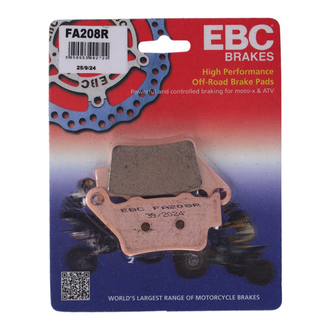 EBC R series Sintered brake pads — Rear: Aprilia: 01-04 Pegaso 650 ie Rear: KTM : 14-20 690 Enduro R (ABS); 09-20 690 Enduro R; 08-20 690 Enduro; 14-20 690 SMC R (ABS); 03-04;05-06 SMC 660 Supermoto