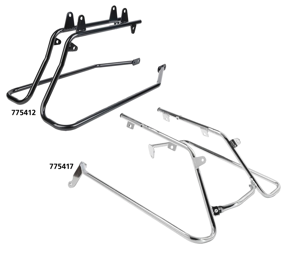 HARD BAG SADDLEBAG BRACKETS FOR SOFTAIL