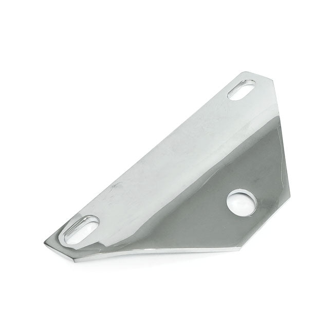 Custom headlamp mount bracket. Chrome — 71-87 XL Sportster; FX; FXR (Excl. FXLR; FXRS); Many custom applications