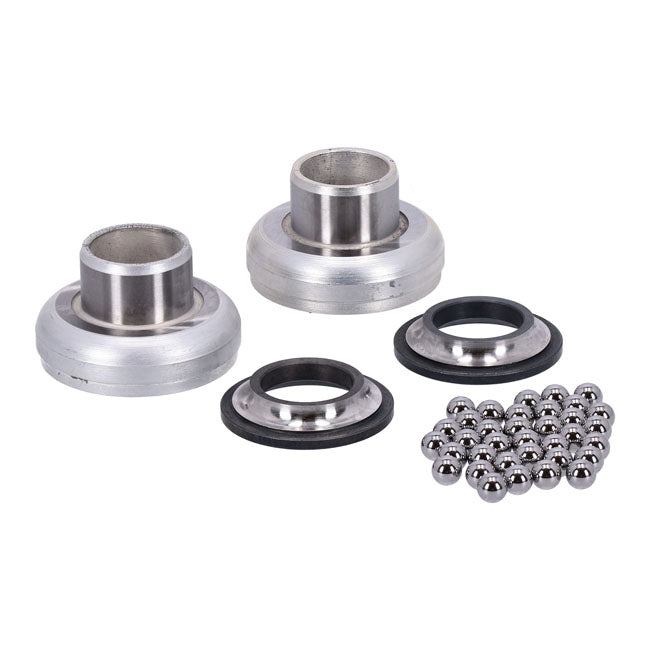 Frame neck ball bearing & race kit — All 40-52 WL; G 45" Flathead models (NU)