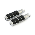 Comfort foot pegs. Small diameter. Chrome — Universal female mount