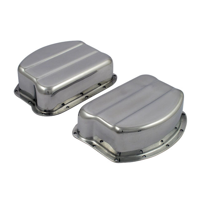Paughco, Rocker covers. OEM style aluminum. Polished