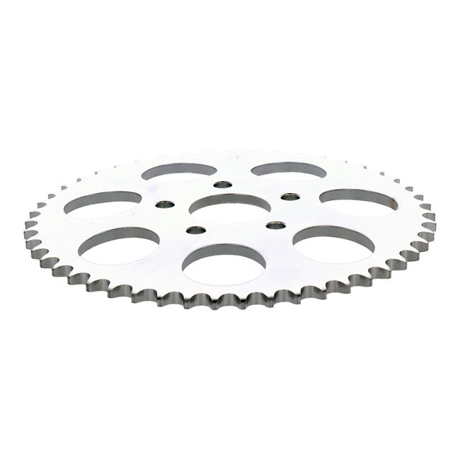 Rear sprocket, zinc. 49t — 73-85 4-speed Big Twin; 79-81 XL Sportster (NU)