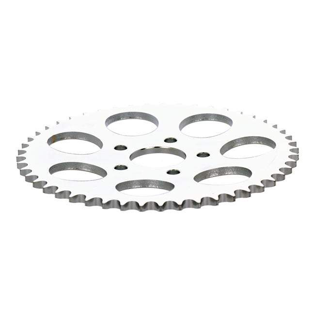 Rear sprocket, zinc. 49t — 73-85 4-speed Big Twin; 79-81 XL Sportster (NU)