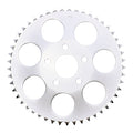Rear sprocket, zinc. 49t — 73-85 4-speed Big Twin; 79-81 XL Sportster (NU)