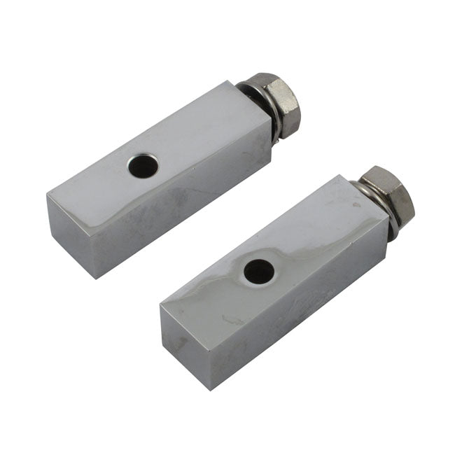 5/8" foot peg extension bar. 2" (51mm) long