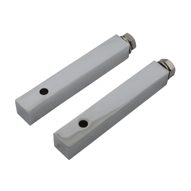 5/8" foot peg extension bar. 4" (102mm) long