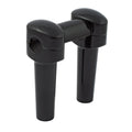 Widow riser set. 5" rise. Black — Most 73-up H-D with 3.5" riser spacing and 1-1/4" handlebars