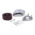 S&S, teardrop air cleaner assembly. Chrome — 66-84 Big Twin; 57-85 XL Sportster (NU) with Super E/G carburetor
