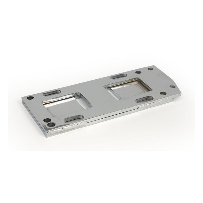 4-speed transmission mount plate. Chrome