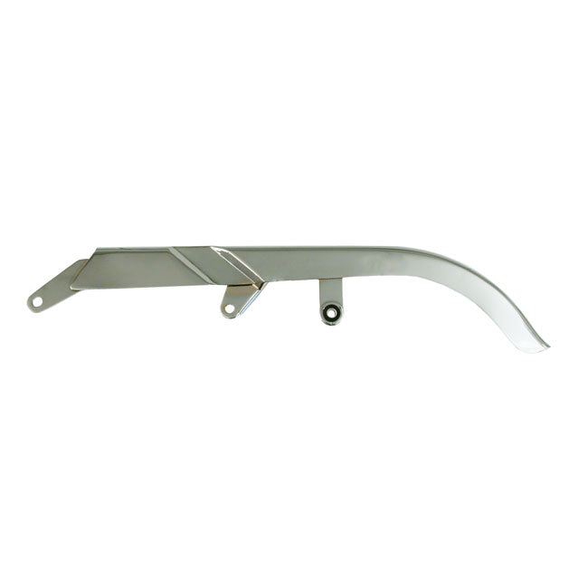 Upper belt guard, Softail. Chrome — 86-99 Softail (NU)