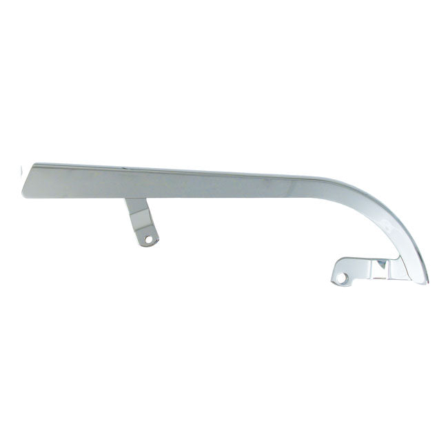 Upper belt guard, Dyna. Chrome — 00-05 Dyna (NU)