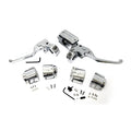 Chrome h.bar control kit, 5/8" bore