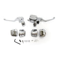 Handlebar control kit chrome 11/16" bore — 96-13 Big Twin (Excl. 11-13 Softail; 12-13 Dyna; FXCW; FLT/Touring); 96-03 XL Sportster ( NU)