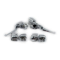 Handlebar control kit chrome 9/16" bore — 96-13 Big Twin (Excl. 11-13 Softail; 12-13 Dyna; FXCW; FLT/Touring); 96-03 XL Sportster (NU)