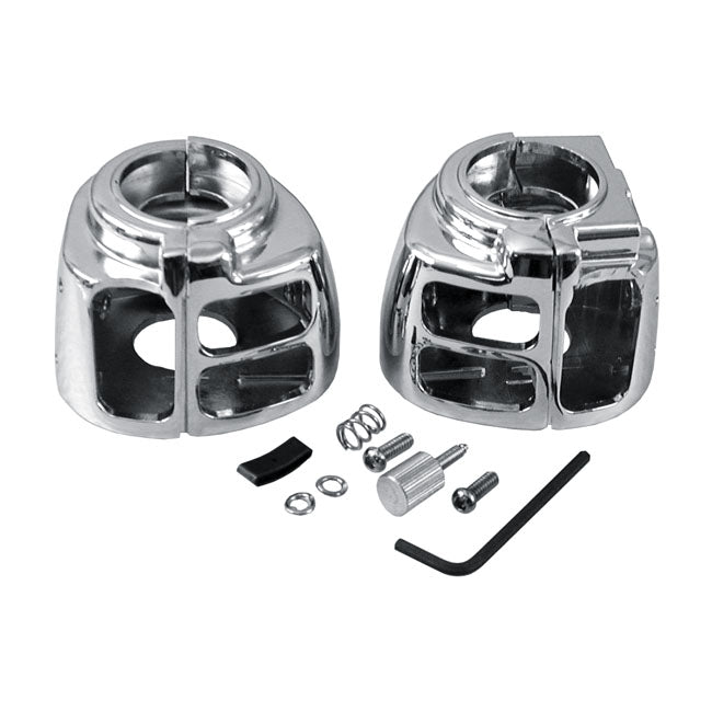 Switch housing set, chrome