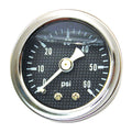 Oil pressure gauge, ''Carbon Face''. 0-100 PSI