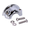H/b master cylinder & clutch clamp. Chrome