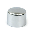 Front axle nut cap kit. Chrome — 73-85 FX; 82-87 FXR; 73-87 XL Sportster (NU)