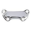 Handlebar top clamp, without skirt — Various 73-23 Big Twin; XL Sportster (Excl. FLT/Touring). With 1" diameter bars