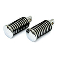 Sundance O-ring foot pegs. Large diameter. H-D male mount