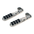 Comfort foot peg set. clamp-on. Chrome