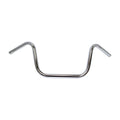 Apehanger handlebar, 10" rise, 1" chrome — Pre-81 H-D with 1" I.D. risers