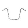 Apehanger handlebar, 16" rise, 1" chrome — Pre-81 H-D with 1" I.D. risers