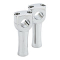 Dighton 4" domed risers. Chrome