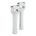 Dighton 6" domed risers. Chrome