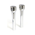 Dighton 8" domed risers. Chrome