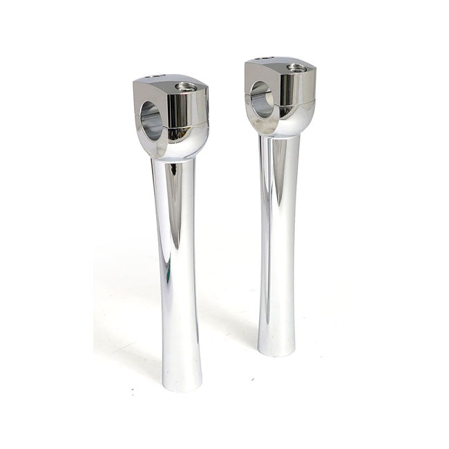 Dighton 8" domed risers. Chrome