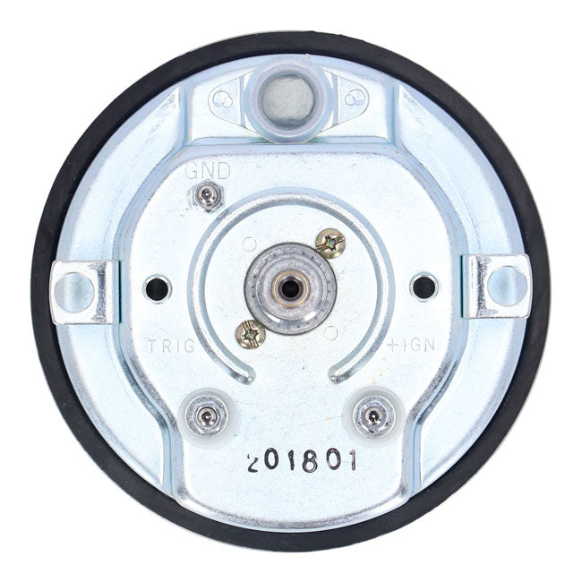 FL speedo/tachometer, ''73-84 face'', black. 1:1 kmh